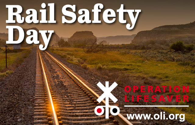 Rail Safety Day and Operation Lifesaver logo on im
