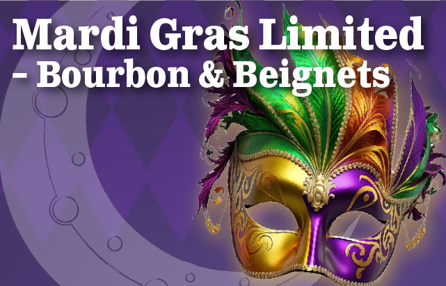 Mardi Gras Mask and Moon Graphic